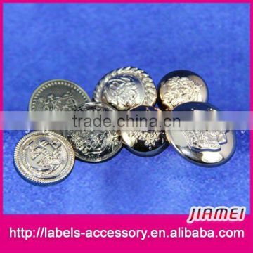 custom cheap 15mm 2 hole silver buttons