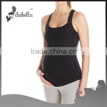 Maternity wear singlet casual wear for pregnant with racer back design