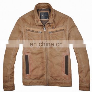2015 lastest fashion high quality cheap leather jacket China