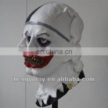 Realistic Full Head Clown Halloween Mask Latex Two Face Clown Mask for Party Halloween