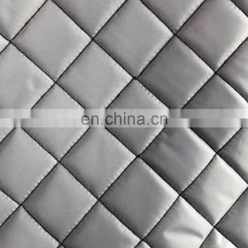 100% Polyester taffeta Padded Quilted jacket fabric