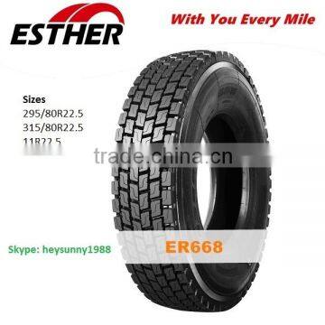 High quality ISO, DOT, ECE, GCC combined Truck Tyre 315/80R22.5 truck tire