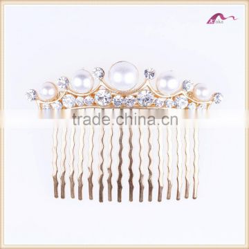 Fashion Crystal Tiara Crown Hair Comb For wedding accessories