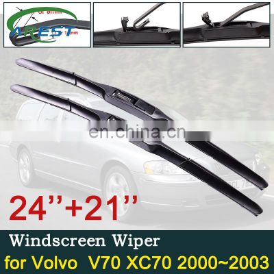 Car Wiper Blade for Volvo V70 XC70 2000 2001 2002 2003 Front Window Windscreen Windshield Wipers Blades Car Goods XCV 70
