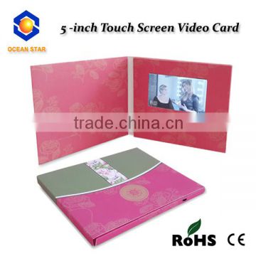 5Inch LCD Video Card with Touch Panel