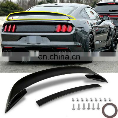 Reliable And Cheap ABS Matt Black GT350 Style 4 stage Rear Wing Spoilers For Mustang 2015-2019