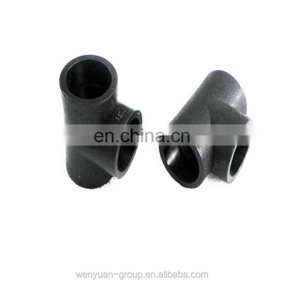 ISO4427 certificated high quality Plumbing PE Fittings Wholesale Product Tee 90 Equal (PE Thermoweld Fitting)