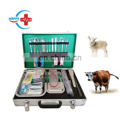HC-R063 Veterinary surgical kit/surgical equipment ,Animals operation instrument kit  for Large animals