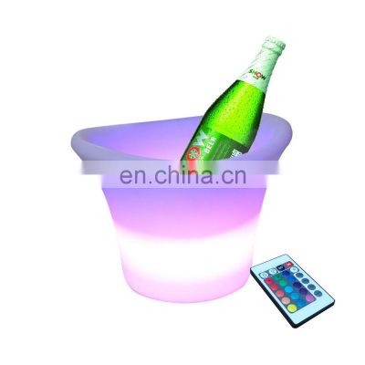 Cheap Portable Cooling Restaurants Bucket Champagne LED Wine Coolers & Holders Customized Accepted
