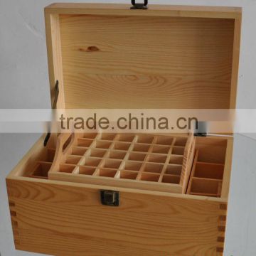 Variety of squares of varnish wooden essential oil box