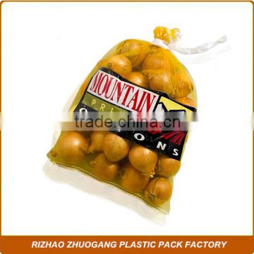 Japanese customized mesh bags for onions potatoes