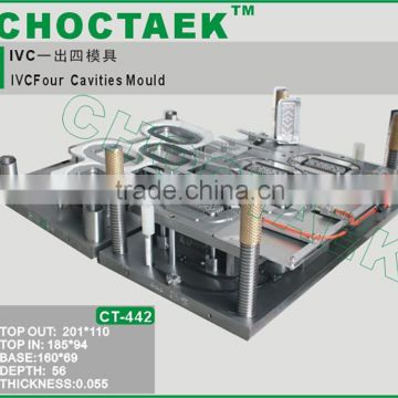 IVCF 4 cavities container moulds for aluminium foil container making