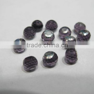 8mm 96facets football shaped crystal glass beads.Applicable to the necklace earrings etc.CGB027