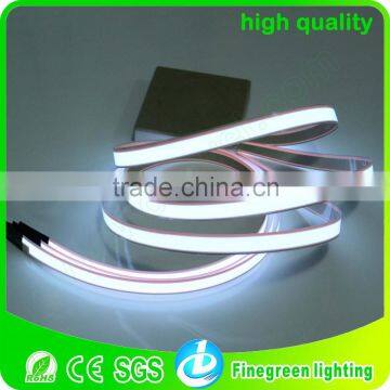 white 2cm eletrice el tape, high brightness el tape, with 2AA battery inverter