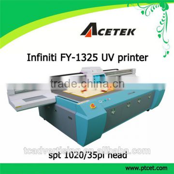 uv led printer flatbed with spt 1020 head with high speed