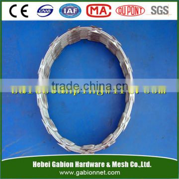 High Quality Galvanized Low Price Concertina Razor Barbed Wire