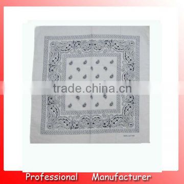 Decorative bandana,promotional printing bandana,polyester cotton bandana