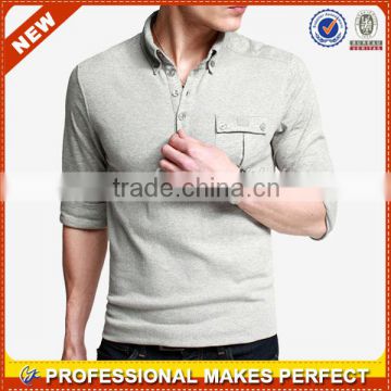 plain cotton polo shirts for men(YCP-B0192)