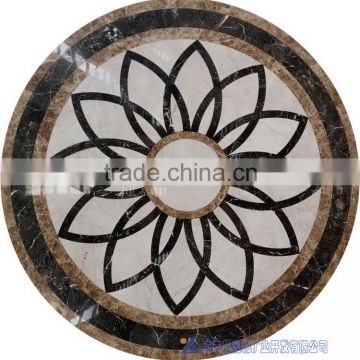 Imported good quality best sell hard marble parquet border diy tile