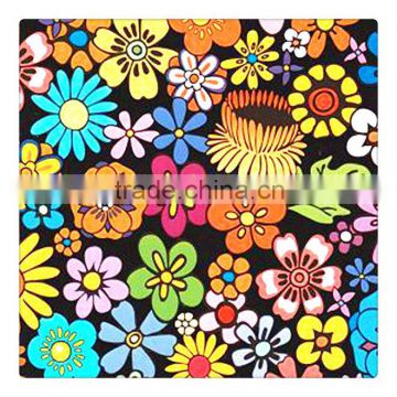 Flower design PET film For bags leather