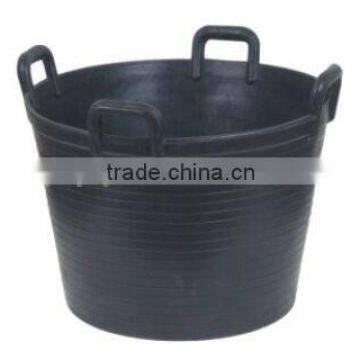 large feed container,big rubber bucket;Rubber basket