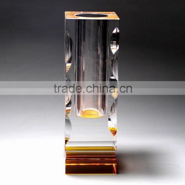 China factory directly sale crystal products crystal flower vase for decoration gift