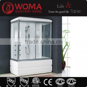 WOMA Y836 white acrylic multi-function computerized steam shower