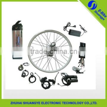 DIY hub rear motor ebike kit with Li-ion battery and aluminium alloy wheel                        
                                                Quality Choice