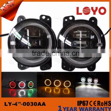 New products 4.5'' 30W fog lamps with devil eyes for wrangler