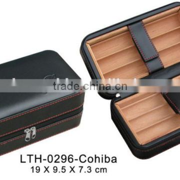 Cohiba travel leather cigar case manufacturer