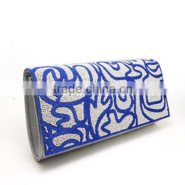 Made in China handbag Blue and white china style evening bag