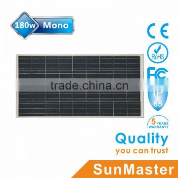 SunMaster 180w Mono Solar Panel SM180M