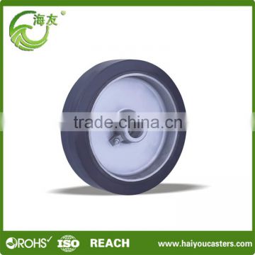 China supplier high quality hand pallet truck rubber wheel