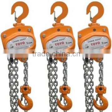 TOYO type hand pull G80 lifting chain hoist