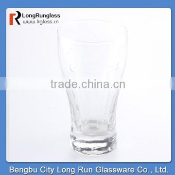 LongRun 11.2oz carved transparent cooler highball glass tumbler ,manufacture