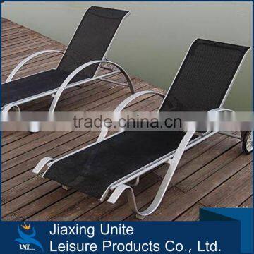 Stacking patio furniture sun bed China supplier/sunbed