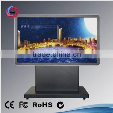 Stylish wifi 55 inch HD lcd floor standing touch screen smart tv