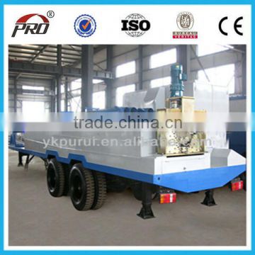914-610 Mobile Cold Metal Arch Roof Panel Roll Forming Machine