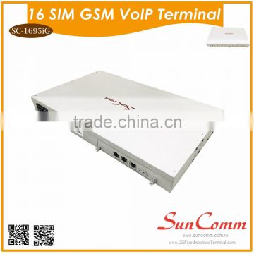 SC-1695iG low cost with 16 ports GSM VoIP Terminal