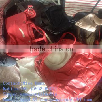 High quality wholesale secondhand bags bales packed in guangzhou warehouse