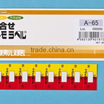 Adhesive thermo recorder label