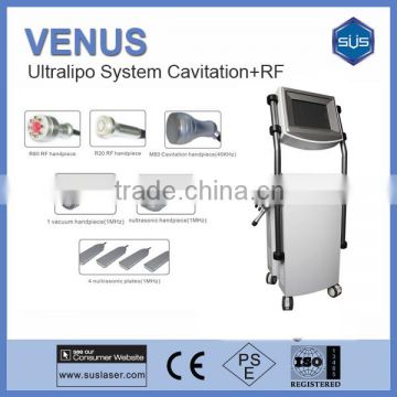 6 In 1 /40khz Ultrasound Cavitation Slimming Gel / Rf vacuum cavitation For Weight Loss