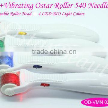 (OEM manufacturer) vibrating micro derma roller led light for sale OB-VMN02N