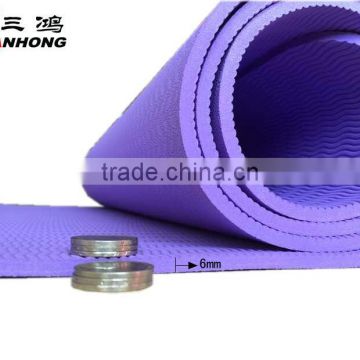 high quality black tpe yoga mat