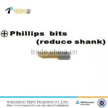 Reduced shank phillips bits