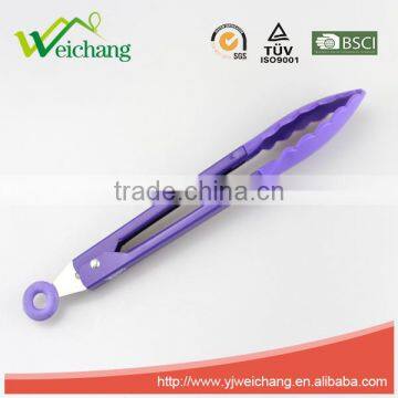 WCFTF01 Premium Comfort Stainless Steel Locking Food Tong with Silicone Heads