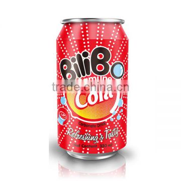 Popular BiliBo Soda Drink Cola 330ml