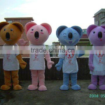 soft quality coala costume NO.1300 colorful animal mascot costumes