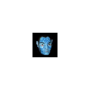 blue head mask