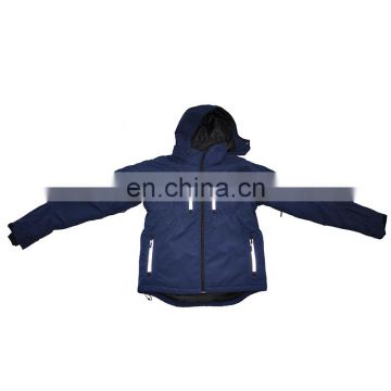 Men's Fashionable Polyr Jacket with Hood